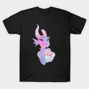 Holographic Dragon Girl T-Shirt